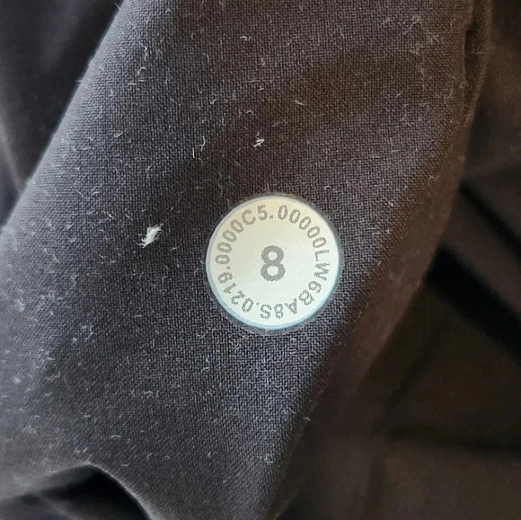 Lululemon Wide Leg Cropped Pants Womens Size 8 Black - Picture 5 of 8